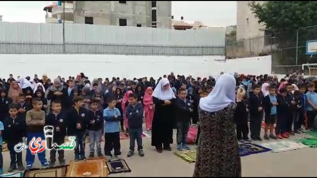 فيديو: طلاب مدرسة جنة ابن رشد يؤدون صلاة الاستسقاء في ساحة المدرسة بعد انحباس الامطار 